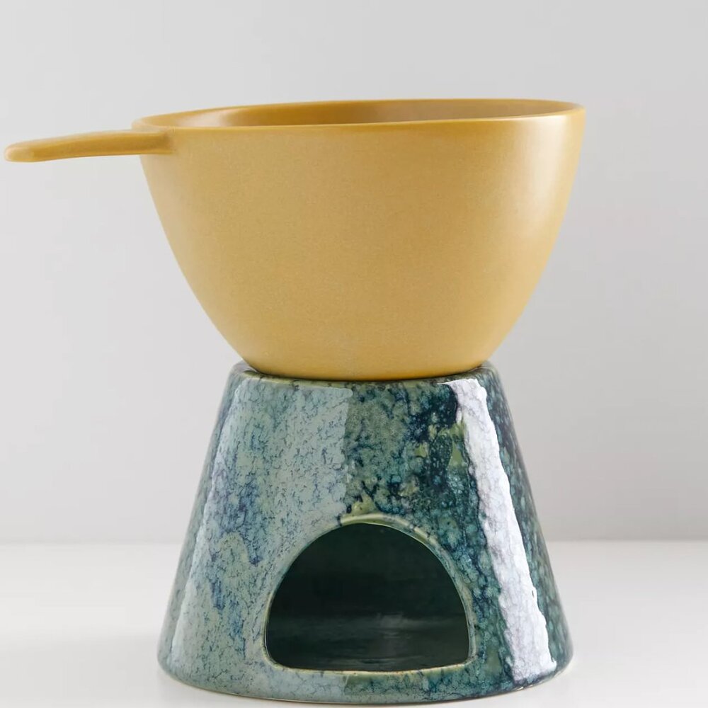 Luca Ceramic Fondue Set